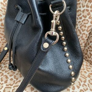 Rebecca Minkoff - Black Leather Bucket Bag